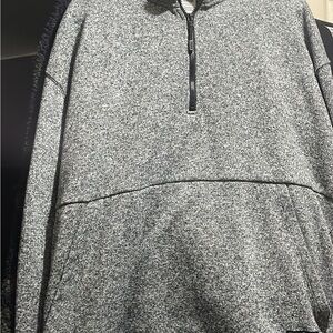 PINK Victoria's Secret Gray Quarter-Zip Sweatshirt